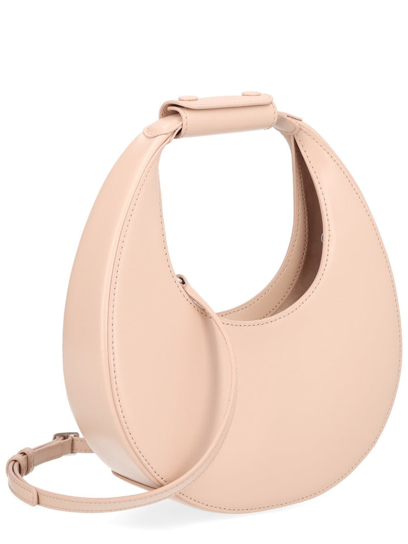 Staud Moon Mini Bag — Beige Cow Leather (bos Taurus)