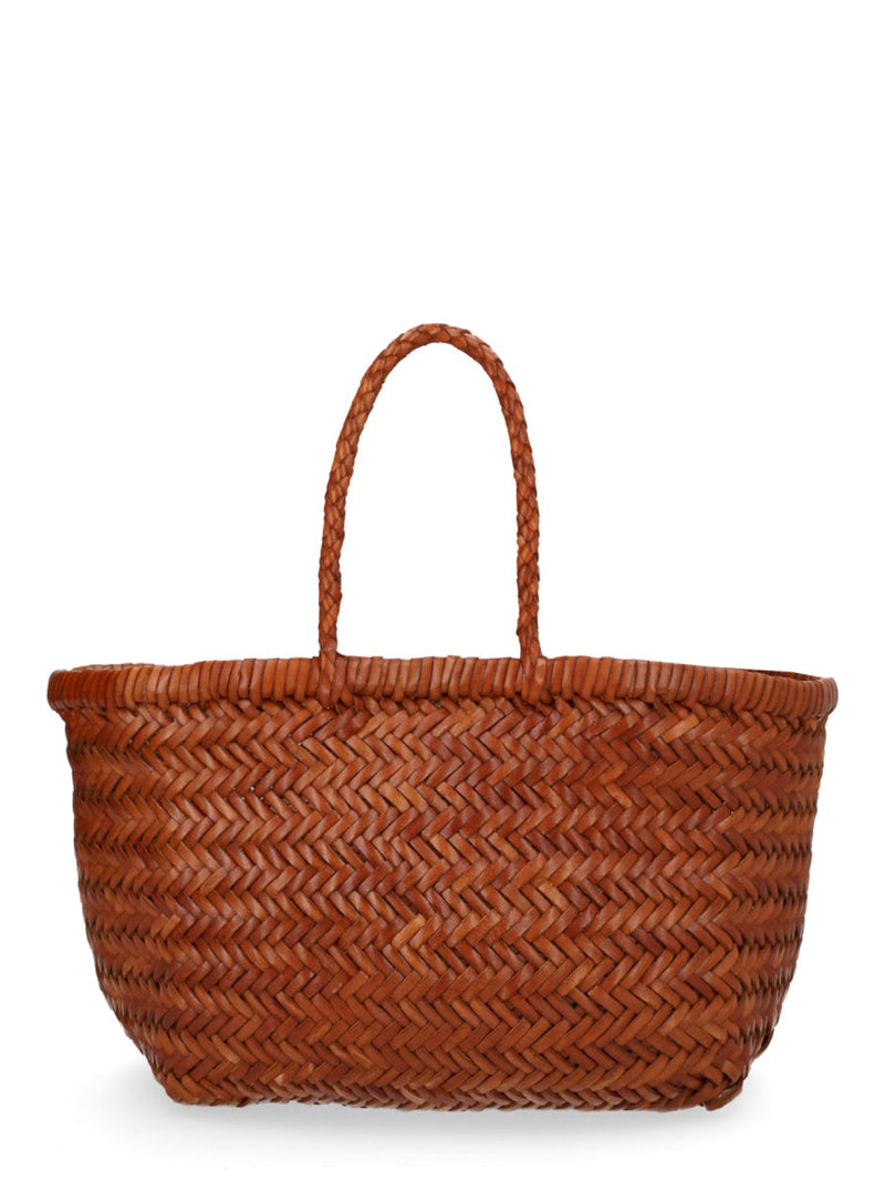 Dragon Diffusion Triple Jump Tote Bag — Brown Leather