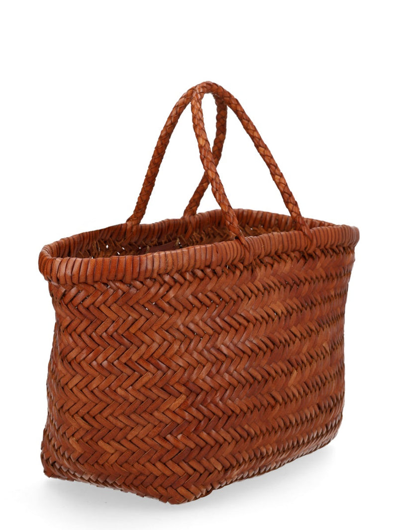Dragon Diffusion Triple Jump Tote Bag — Brown Leather