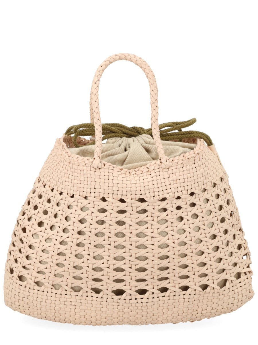 Dragon Diffusion Santa Cano Shoulder Bag — Beige Leather