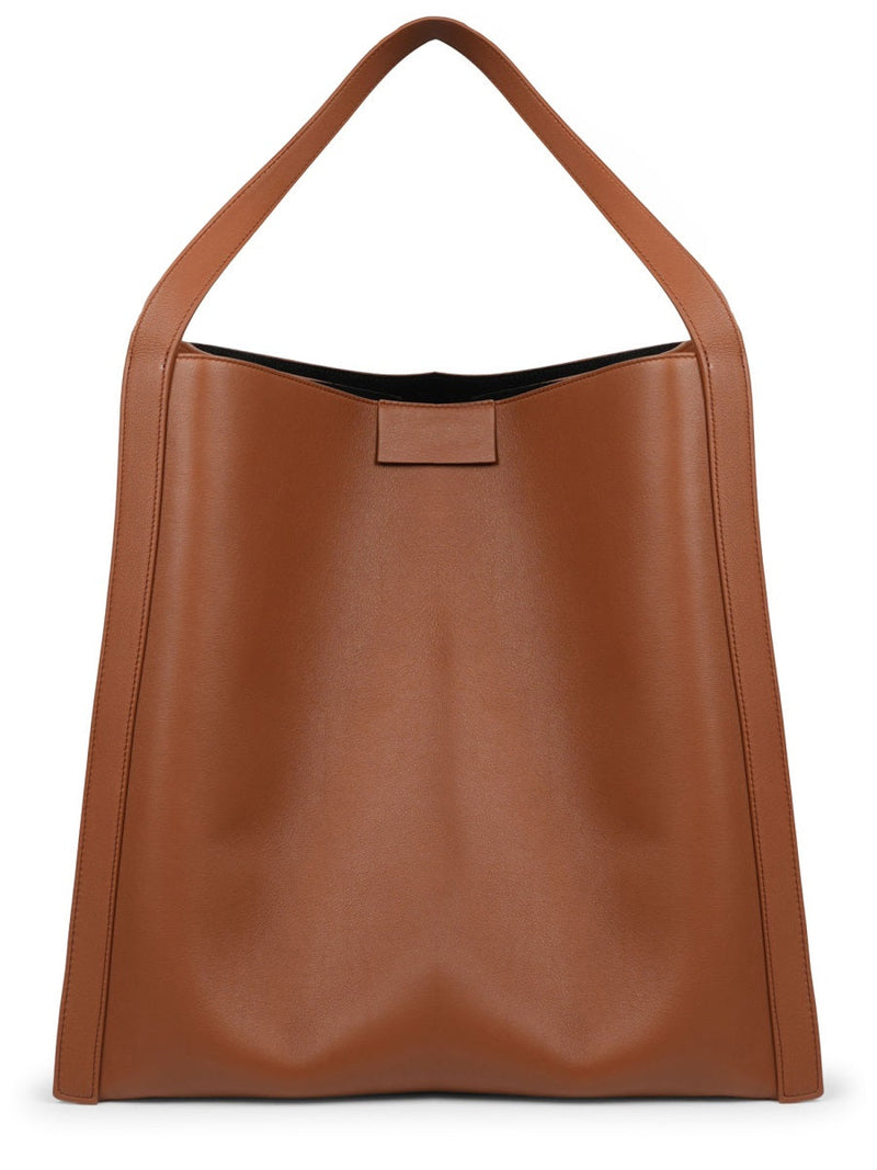 Celine Top Handle Bag — Brown Calf Leather