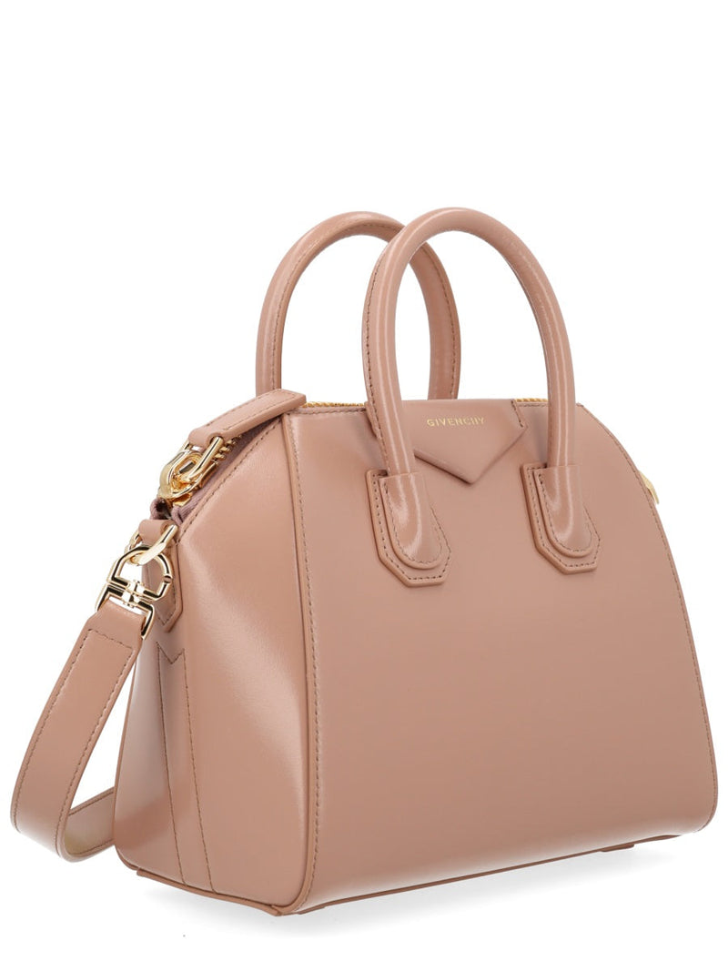 Givenchy Antigona Mini Top Handle Bag — Pink Calf Leather