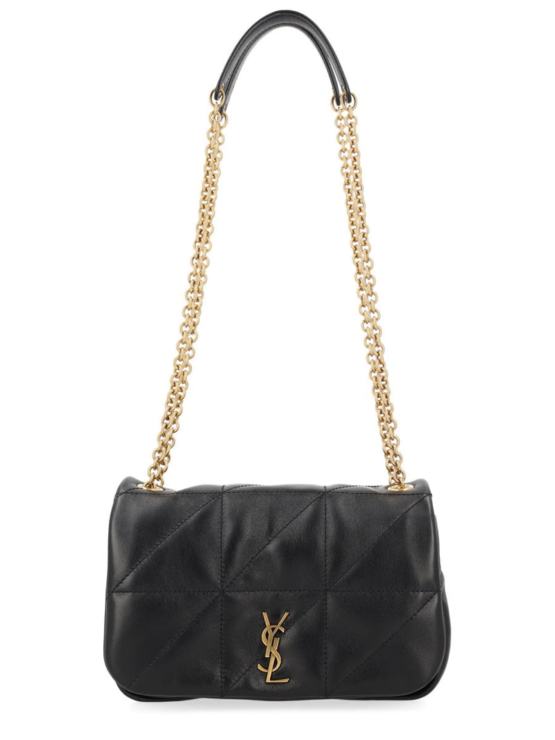 Saint Laurent Jamie Shoulder Bag — Black Main: Lamb