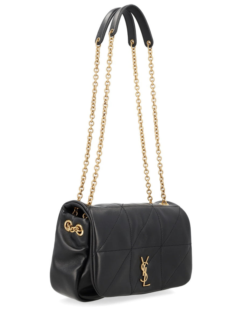 Saint Laurent Jamie Shoulder Bag — Black Main: Lamb
