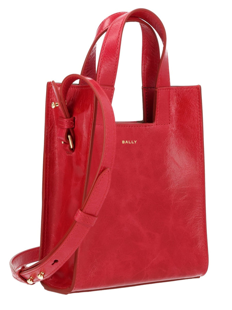 Bally Easy Tote Bag — Red Bovine Leather