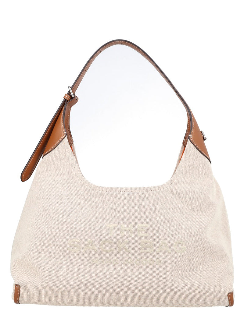 Marc Jacobs Shoulder Bag — Beige Cotton