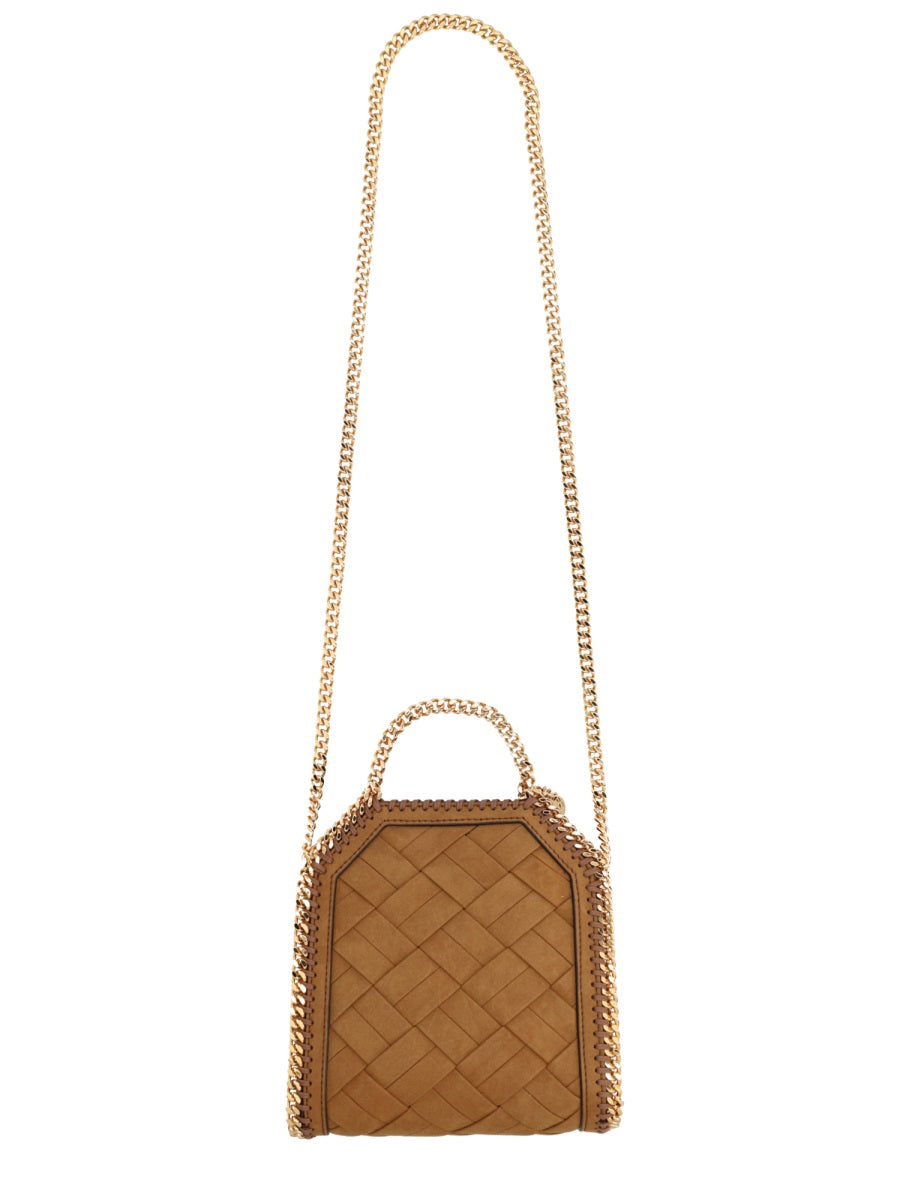 Stella Mccartney Falabella Crossbody Bag — Brown Polyester