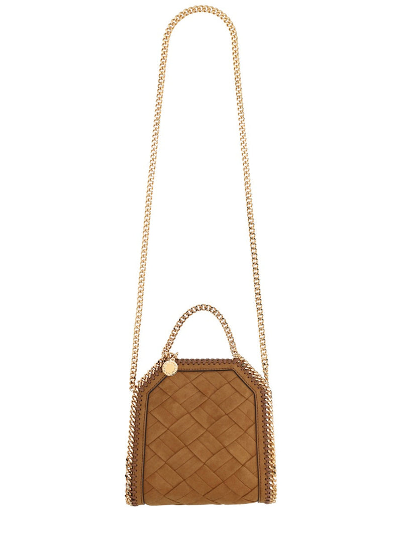 Stella Mccartney Falabella Crossbody Bag — Brown Polyester