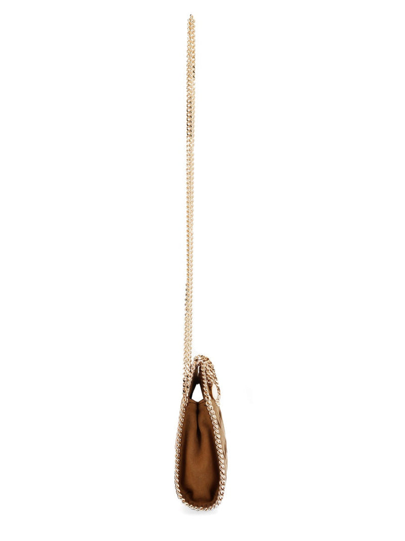 Stella Mccartney Falabella Crossbody Bag — Brown Polyester