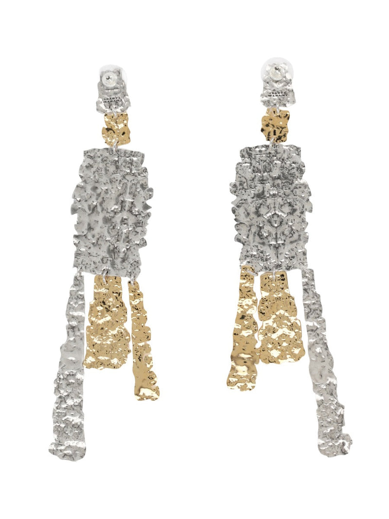 Isabel Marant Miller Earrings — Multicolor Brass