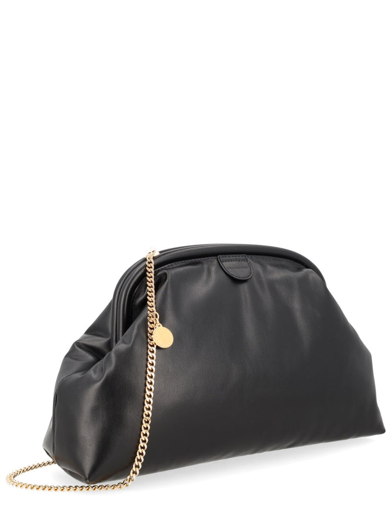Stella Mccartney Falabella Clutch — Black Polyamide