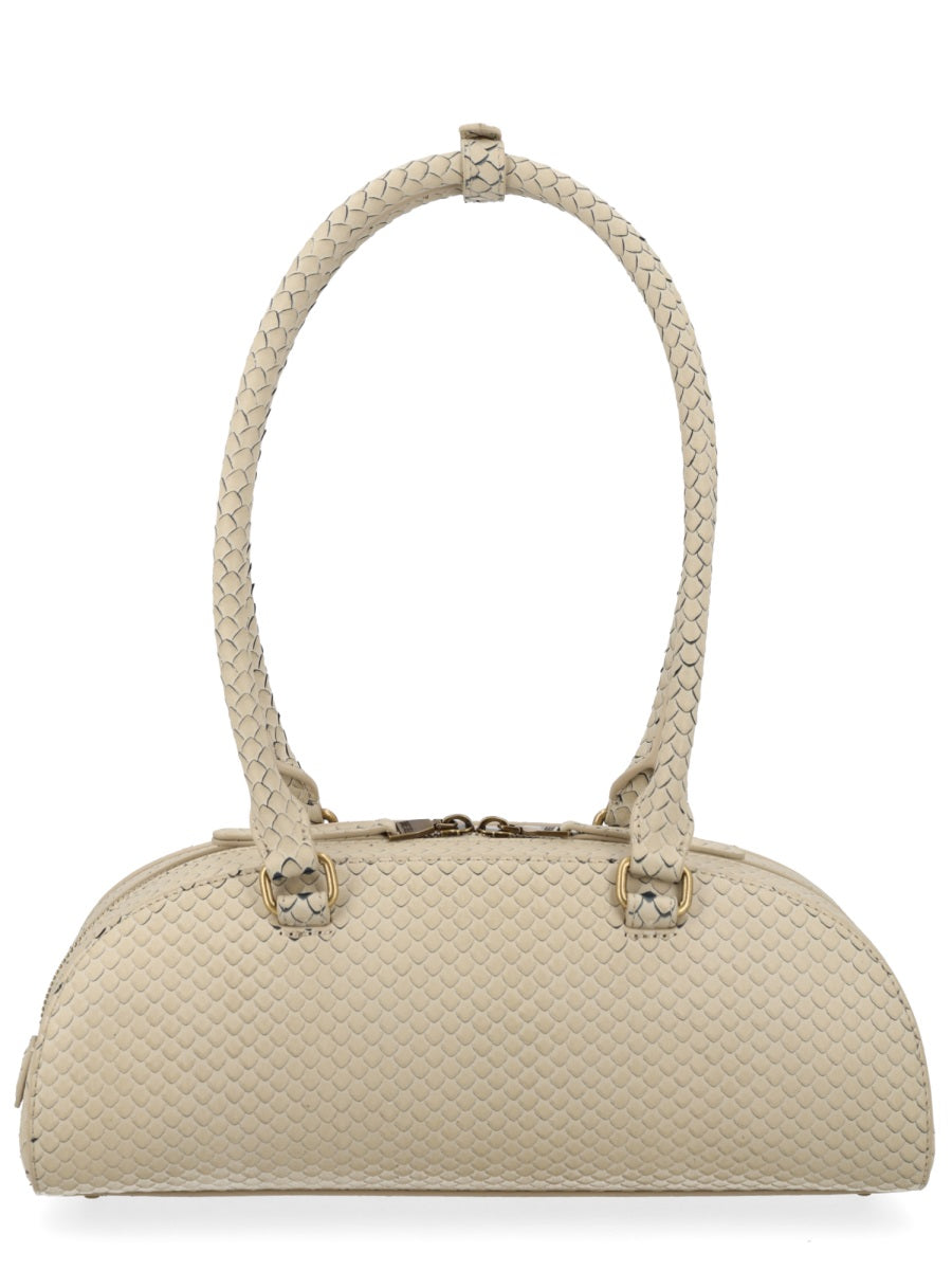 Diesel Dome Shoulder Bag — Beige Pmu