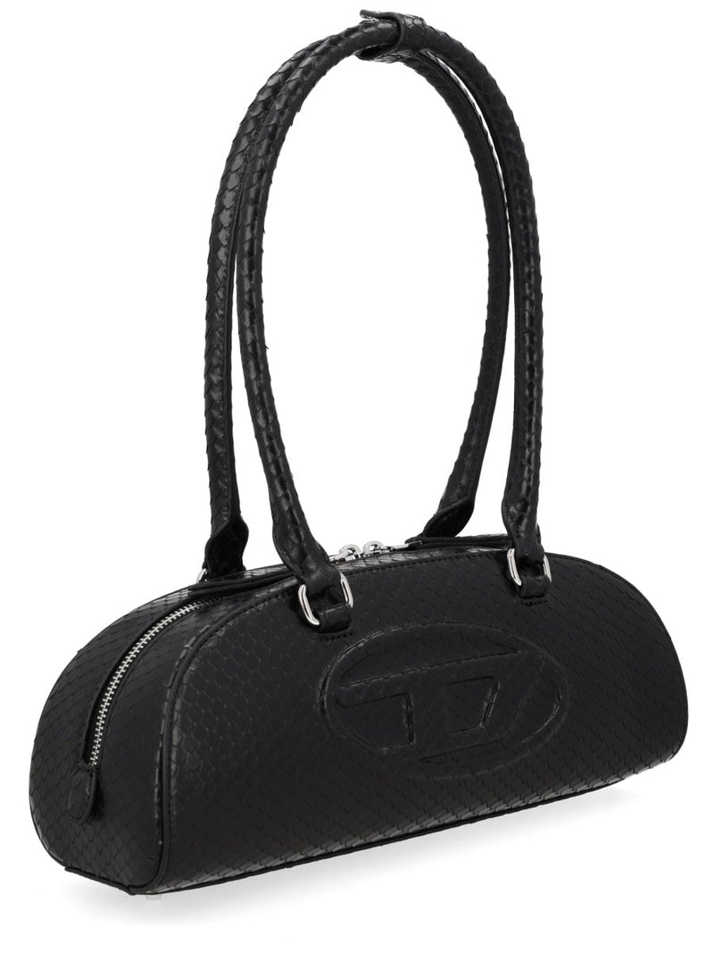 Diesel 1dr Dome Shoulder Bag — Black Pmu