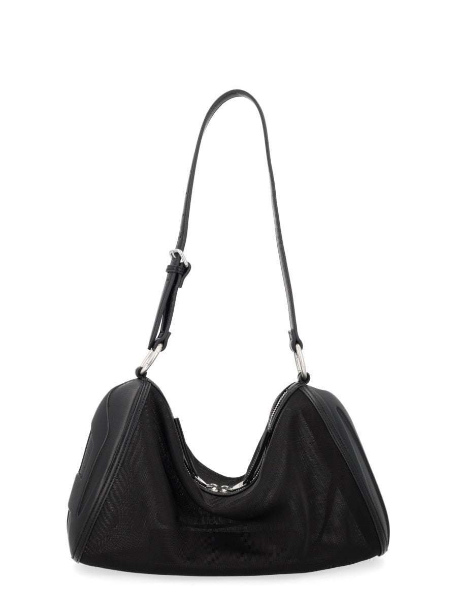 Diesel Shoulder Bag — Black Polyamide Polyurethane