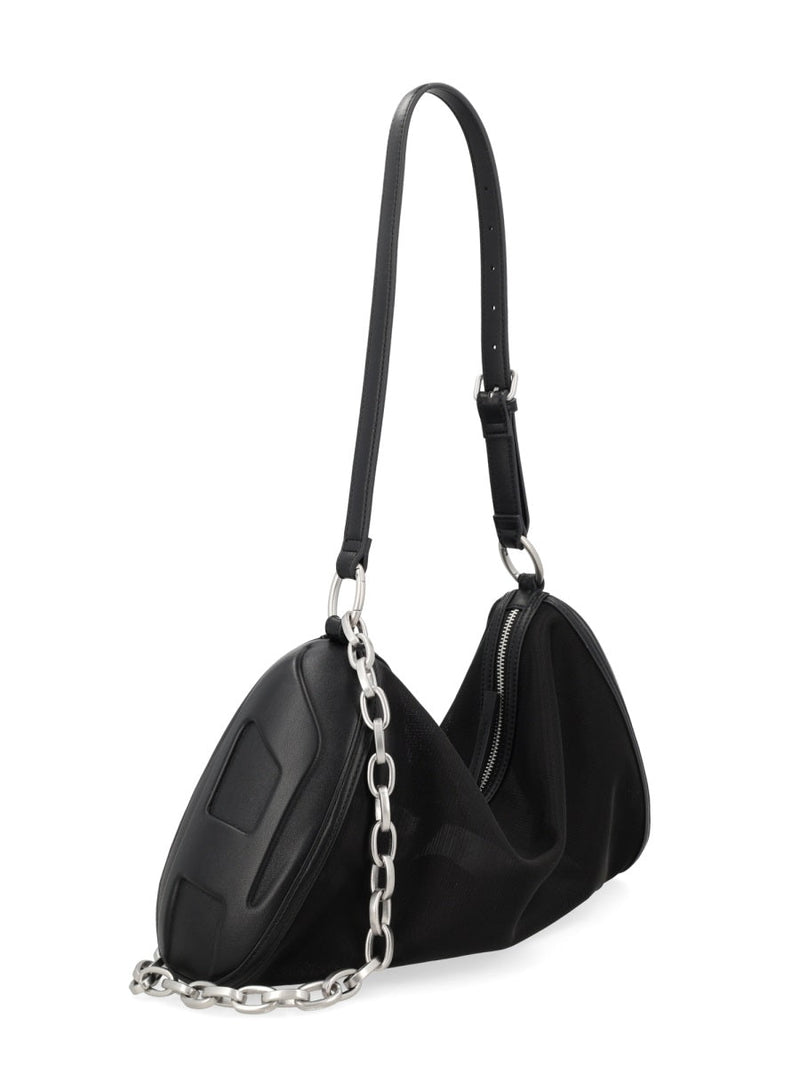 Diesel Shoulder Bag — Black Polyamide Polyurethane
