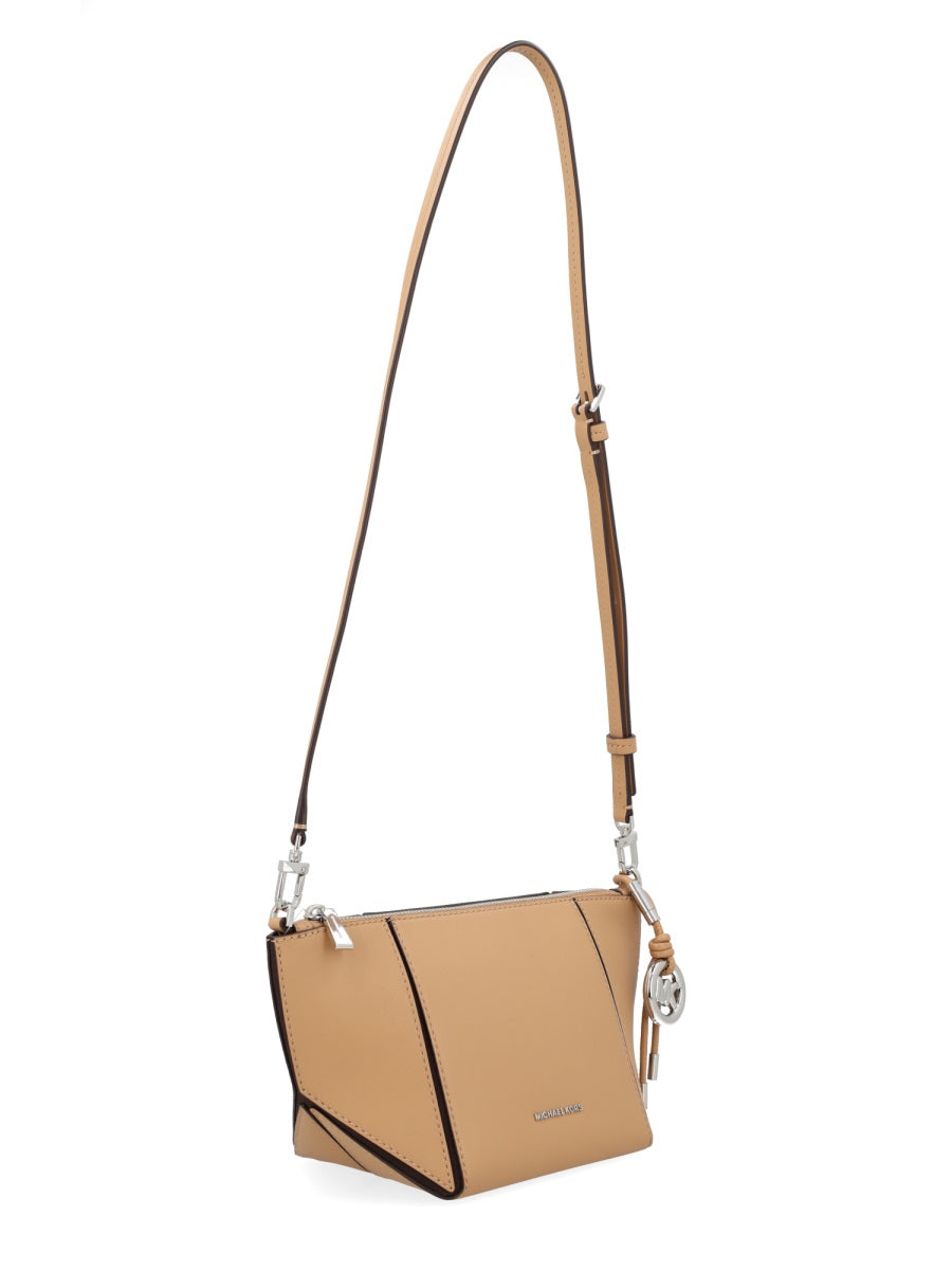 Michael Michael Kors Smooth Leather Shoulder Bag — Beige Cow
