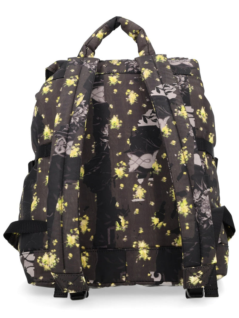 Ganni Re-Tech Recycled Polyamide Backpack — Multicolor