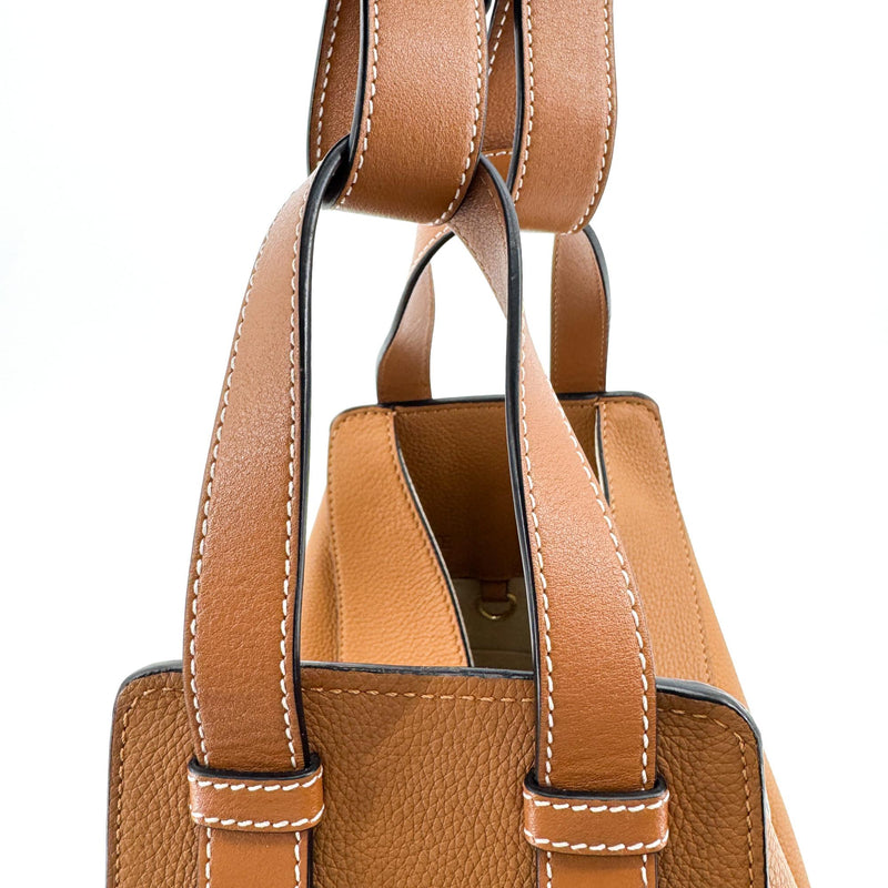 Loewe Hammock Leather Brown Bag