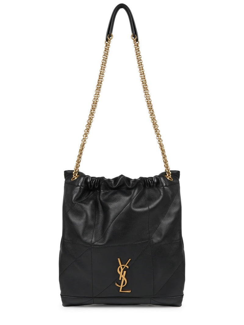 Saint Laurent Bo Jamie Shoulder Bag — Black Lambskin