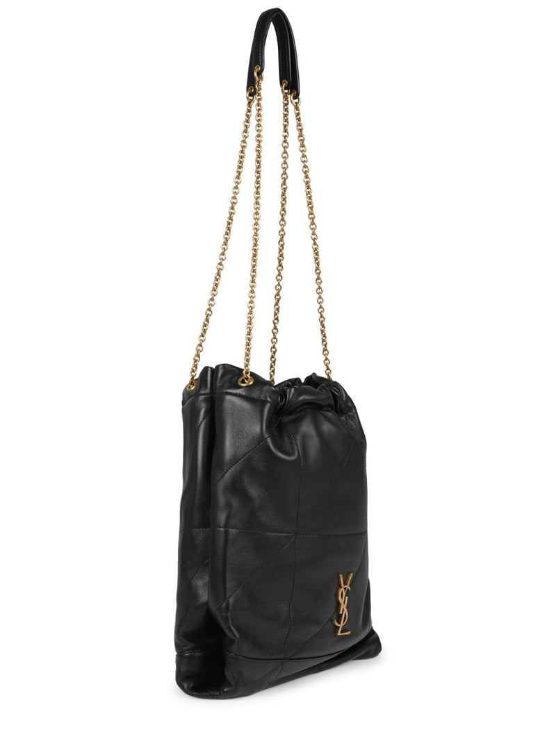 Saint Laurent Bo Jamie Shoulder Bag — Black Lambskin
