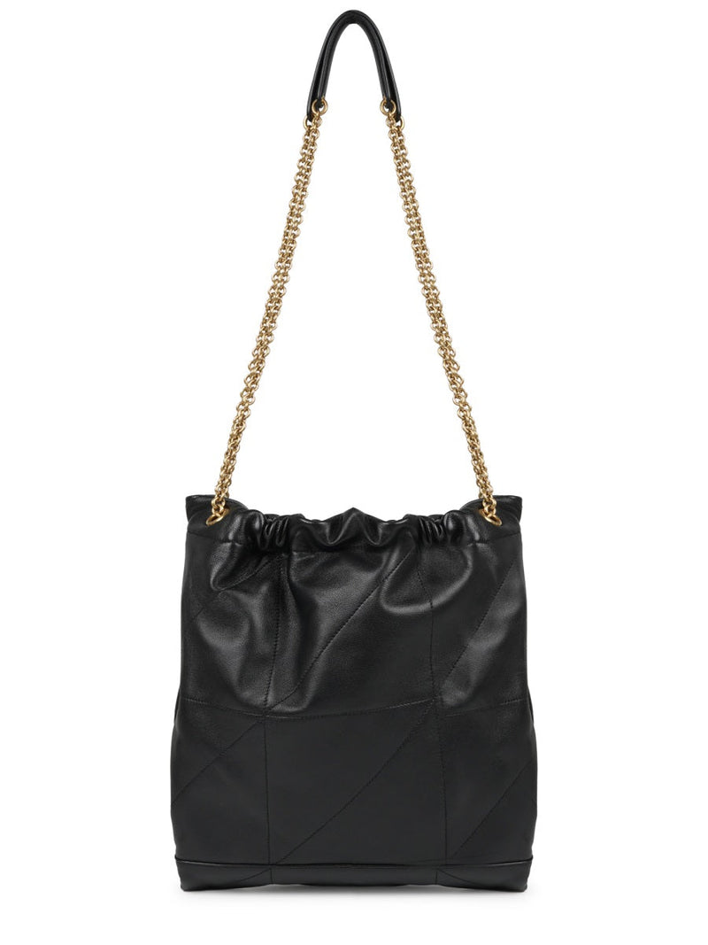 Saint Laurent Bo Jamie Shoulder Bag — Black Lambskin