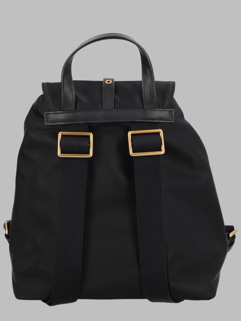 Pinko Lightweight Nylon Backpack — Black