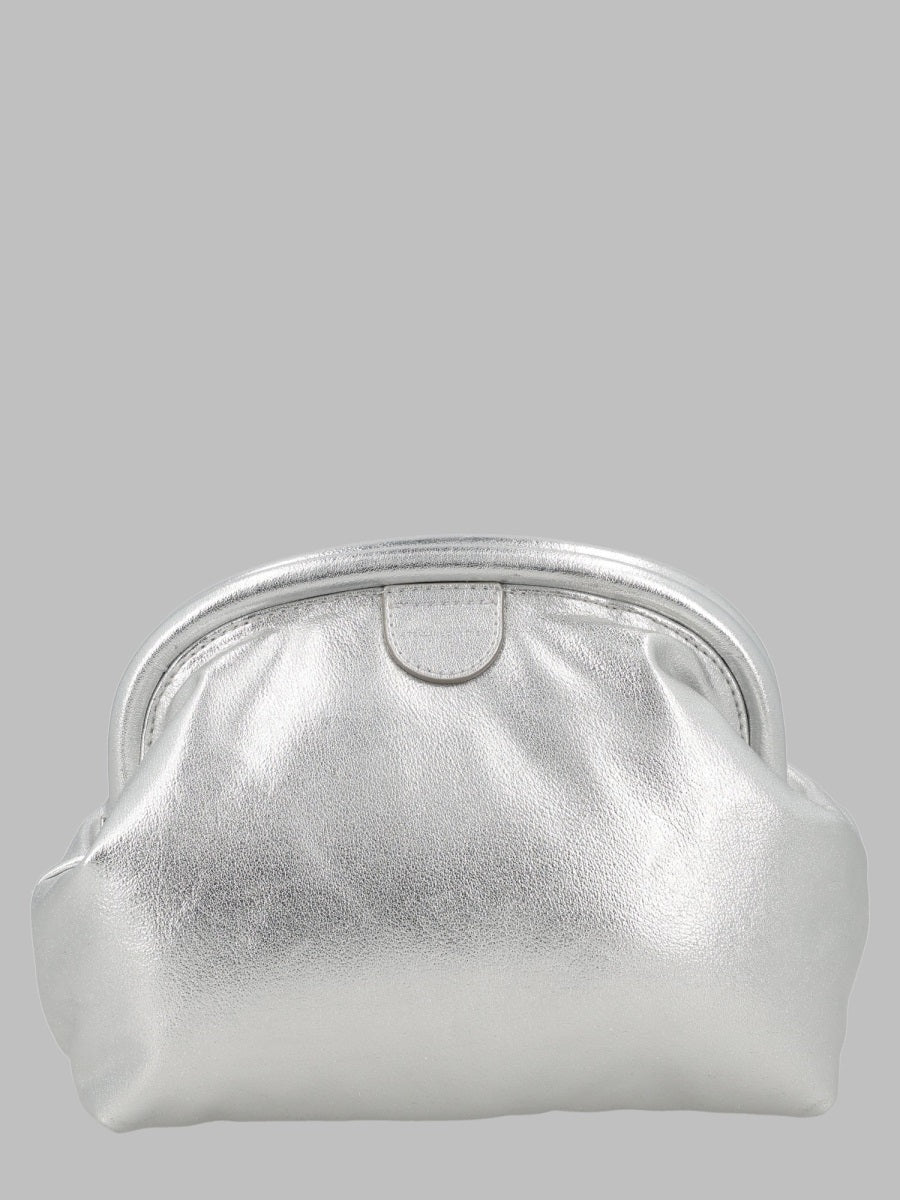 Stella Mccartney Clutch — Silver Polyamide