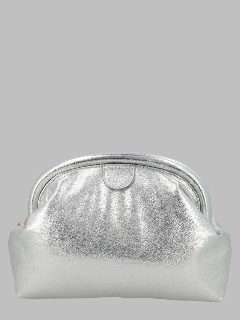 Stella Mccartney Clutch — Silver Polyamide