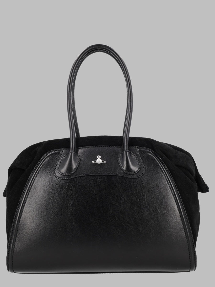 Vivienne Westwood Holdall — Black Cow Leather / Calf Bag