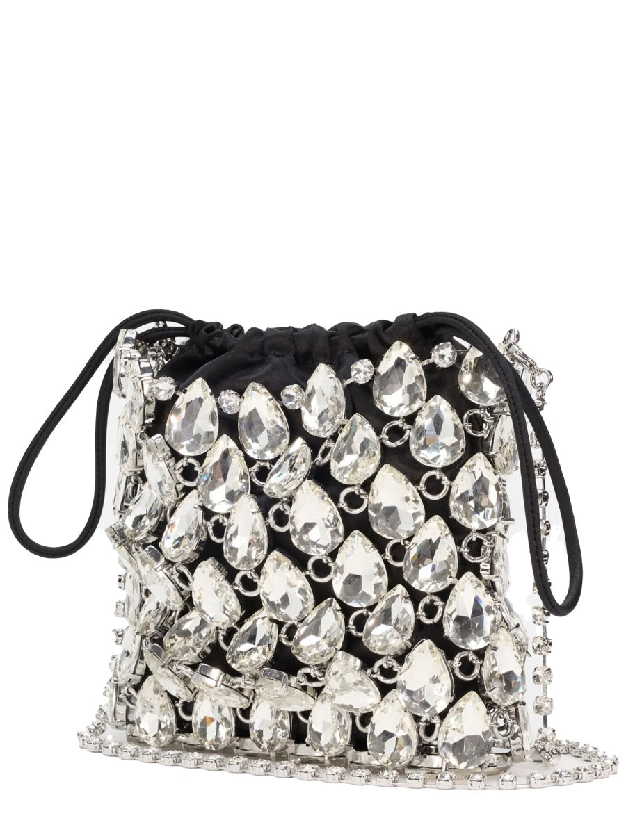 Self-Portrait Mini Bag — Silver Glass