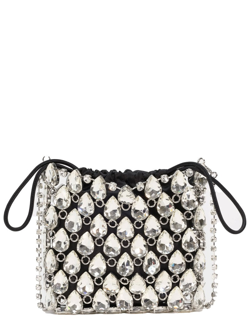 Self-Portrait Mini Bag — Silver Glass