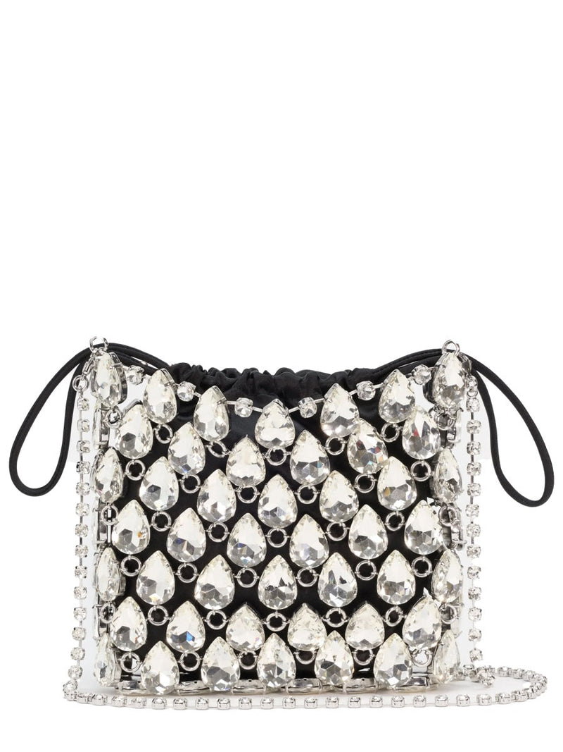 Self-Portrait Mini Bag — Silver Glass
