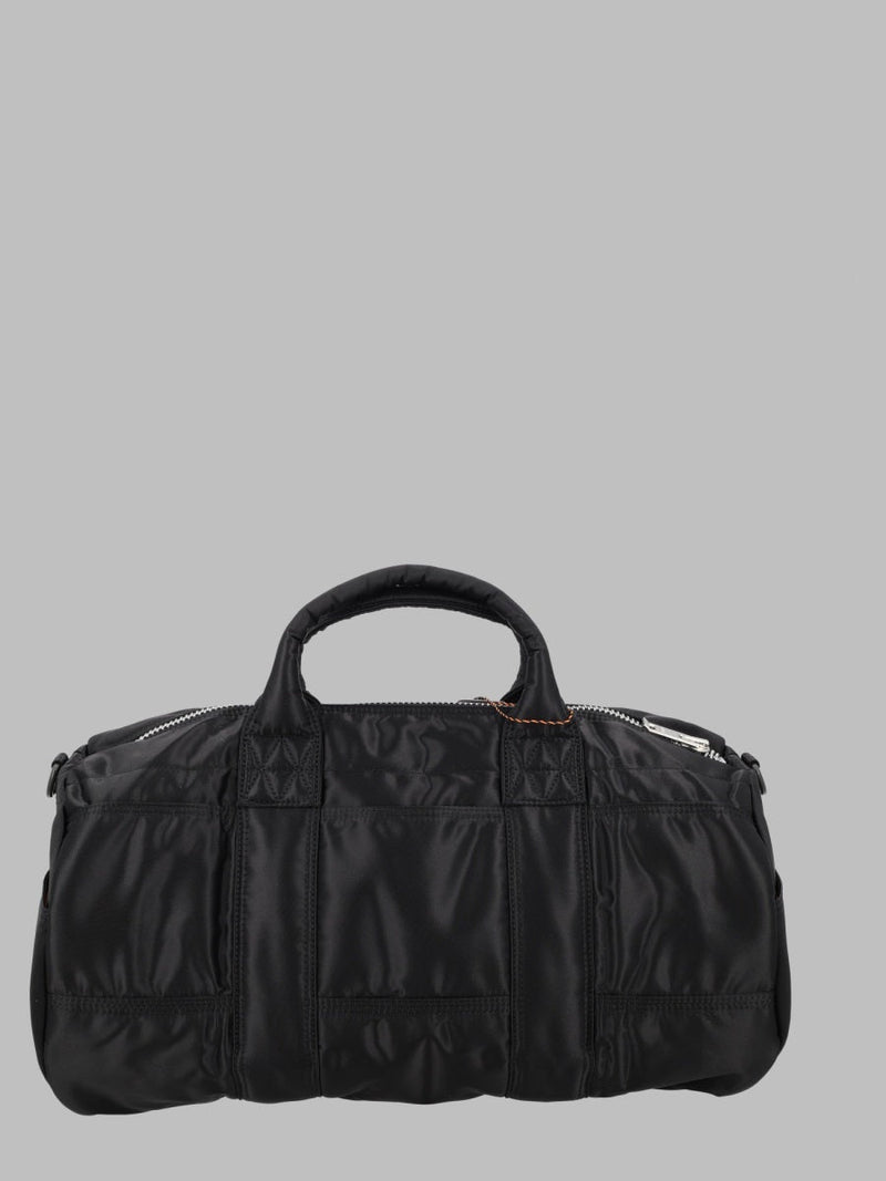 Porter-Yoshida & Co. Tanker Drum Weekender Bag — Black Nylon Top Handle