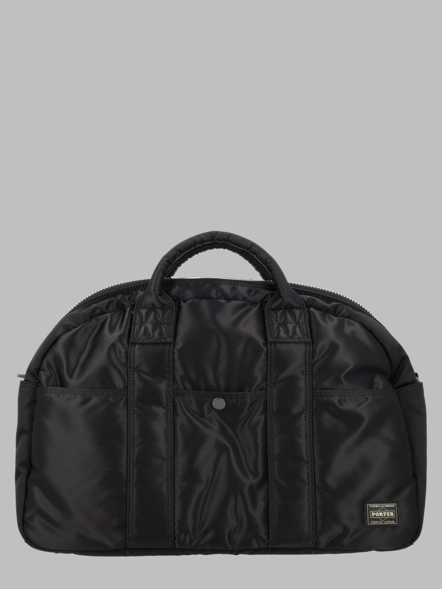 Porter-Yoshida & Co. Tanker Boston Top Handle Bag — Black Polyamide