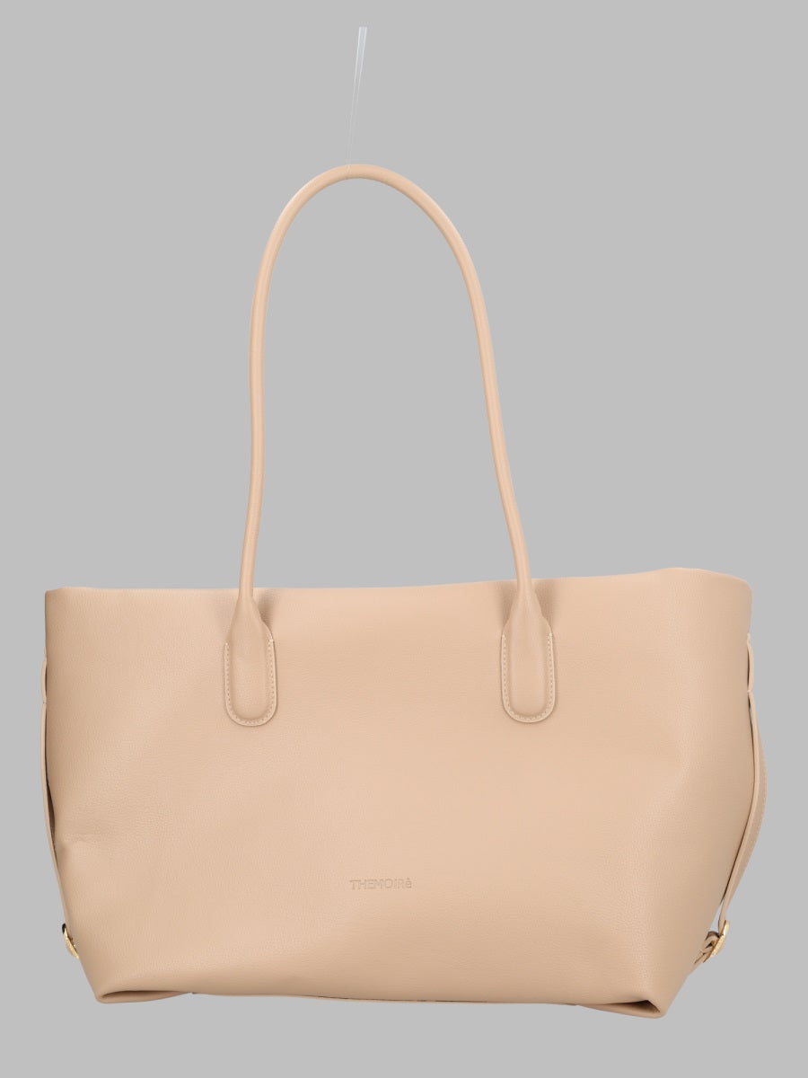 Themoirè Tallia Shoulder Bag — Beige Recycled