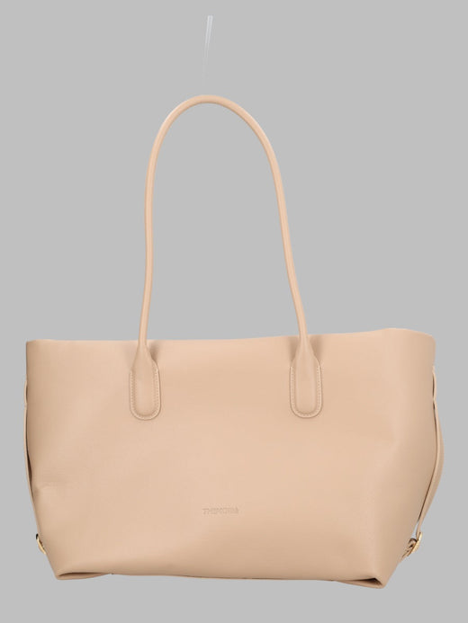 Themoirè Tallia Shoulder Bag — Beige Recycled