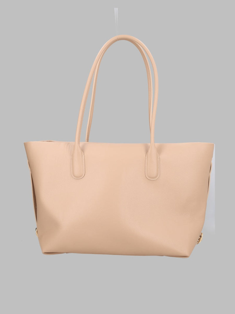 Themoirè Tallia Shoulder Bag — Beige Recycled