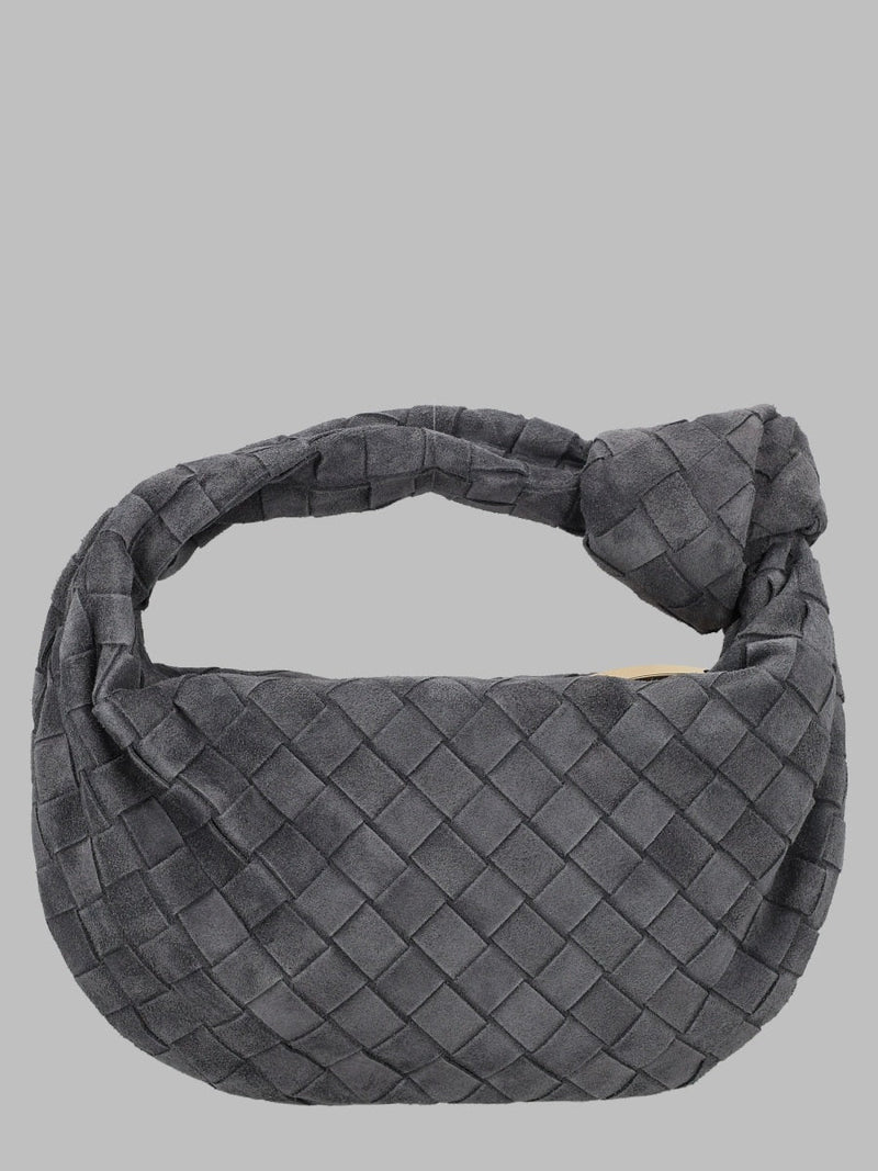 Bottega Veneta Jodie Mini Bag — Gray Calf Leather