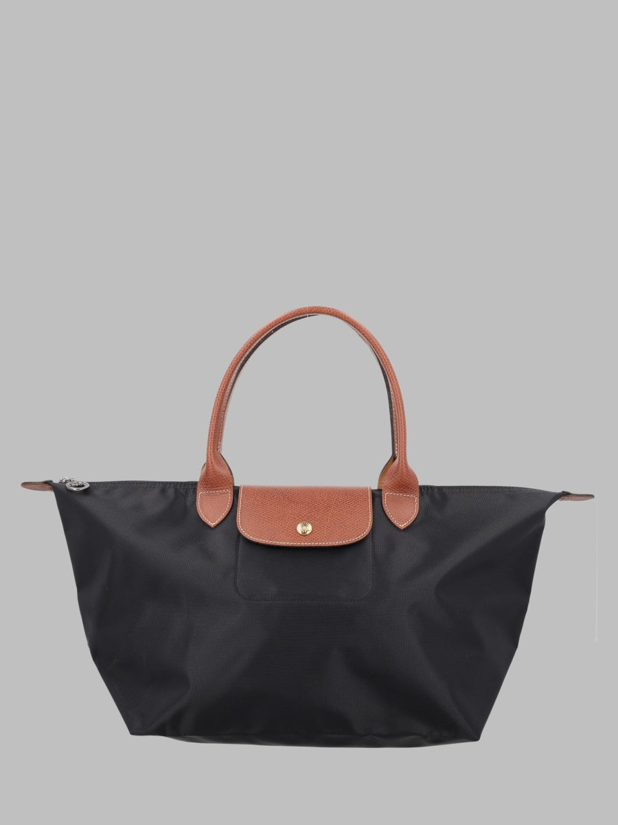 Longchamp Le Pliage One Shoulder Bag — Black Polyamide