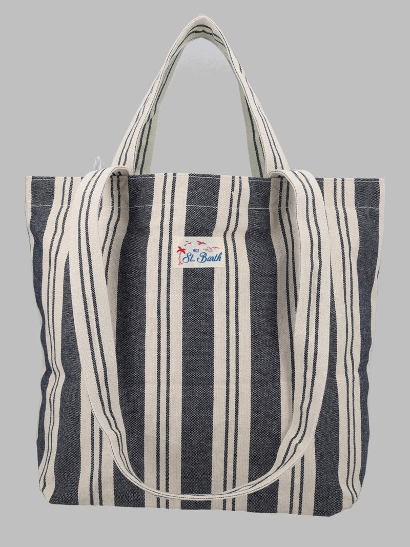 Mc2 Saint Barth Tote Bag — Blue Cotton