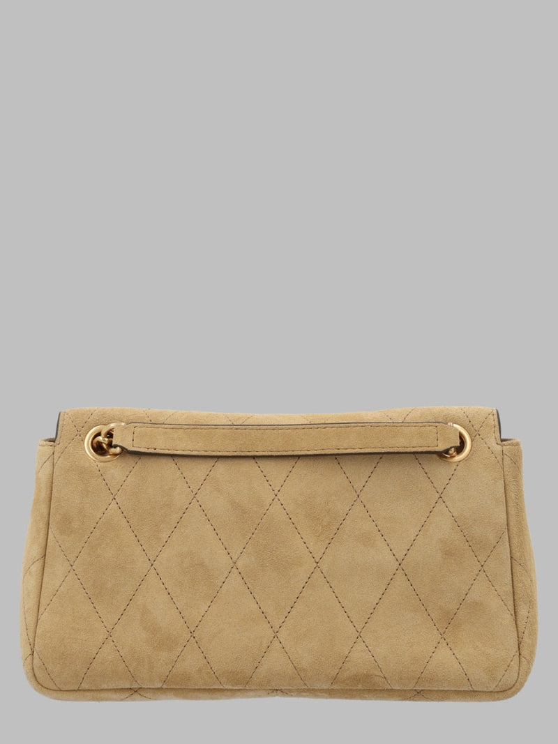 Tory Burch Charlie Shoulder Bag — Beige Bovine Leather