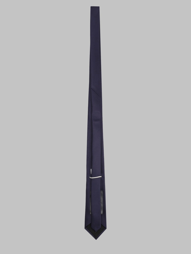 Saint Laurent Satin Silk Tie — Blue Neckties