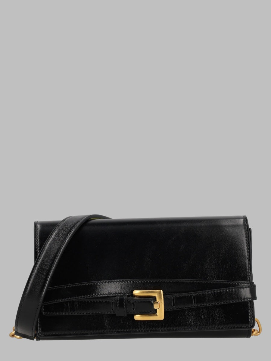 Balmain Wallet — Black Leather