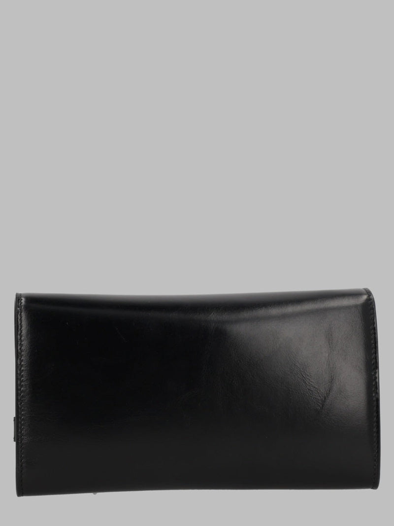 Balmain Wallet — Black Leather