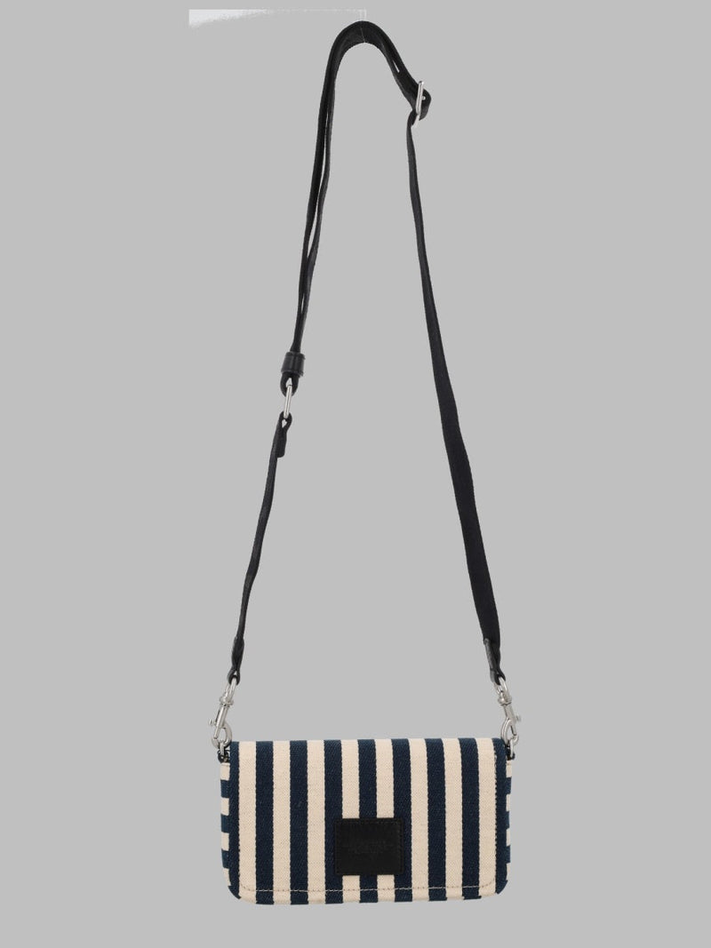 Marc Jacobs Cotton-Linen-Rayon Blend Shoulder Bag — Blue 79.cotton