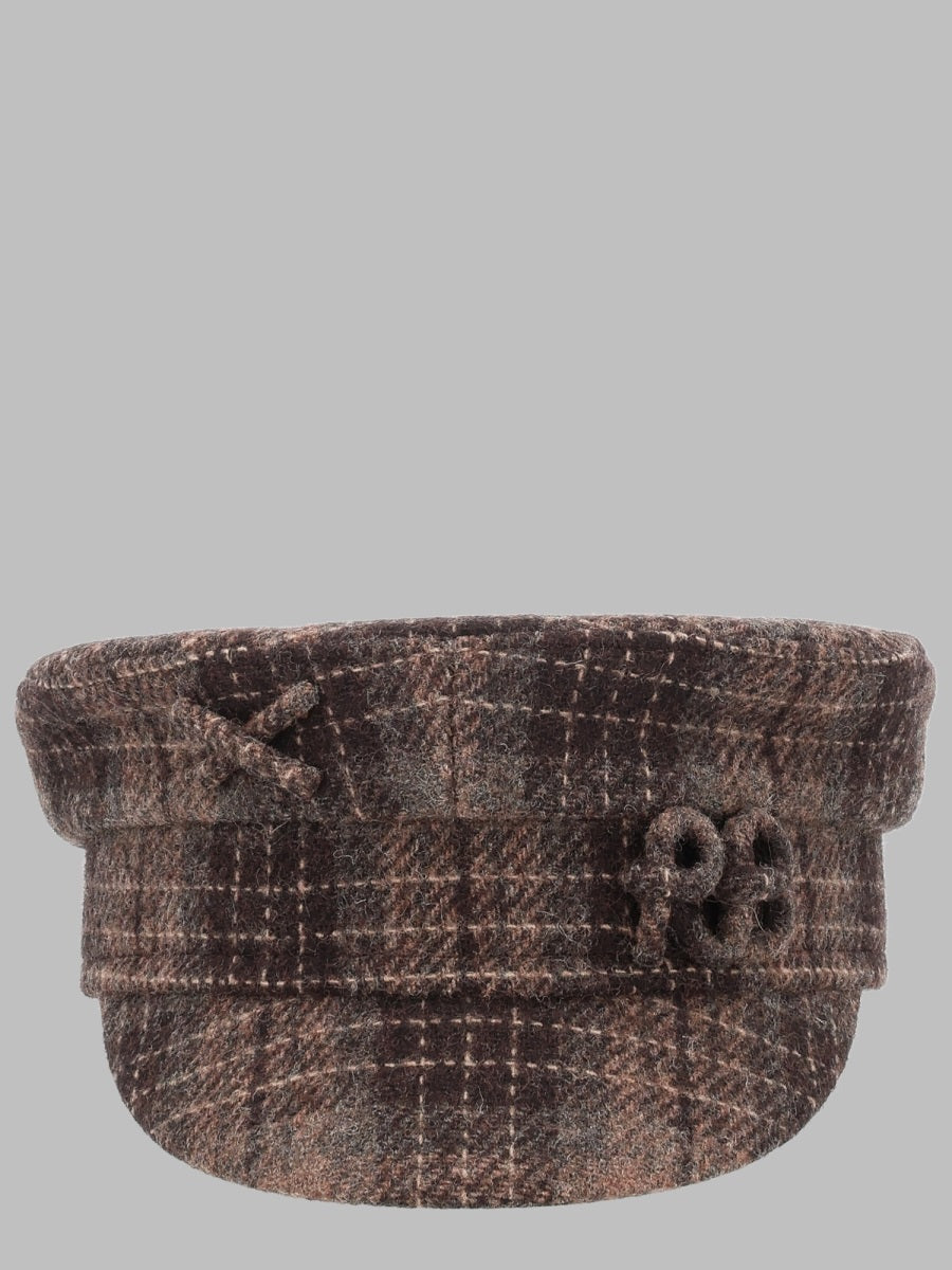 Ruslan Baginskiy Kpc09pf26_wpldfrbbrown Flat Cap — Brown Wool Caps