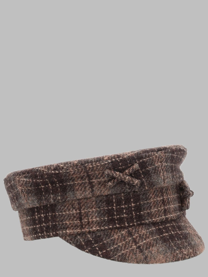 Ruslan Baginskiy Kpc09pf26_wpldfrbbrown Flat Cap — Brown Wool Caps