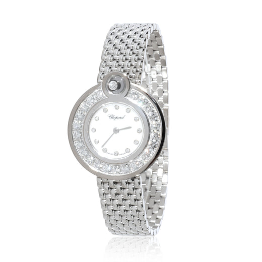 Chopard Happy Diamond 204407-1003 Womens Watch 18kt White Gold 18k Wrist