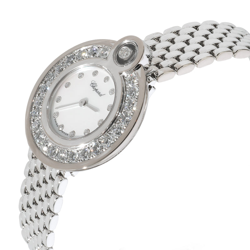 Chopard Happy Diamond 204407-1003 Womens Watch 18kt White Gold 18k Wrist