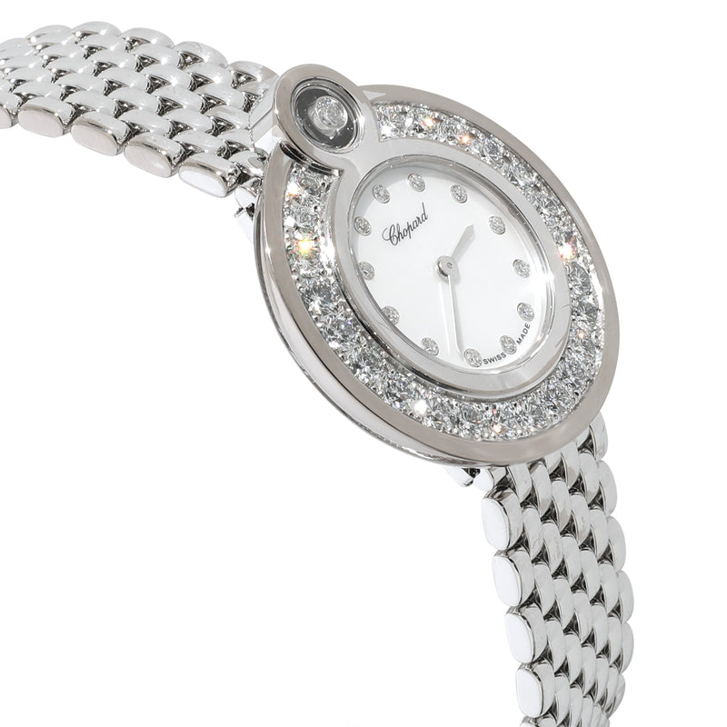 Chopard Happy Diamond 204407-1003 Womens Watch 18kt White Gold 18k Wrist